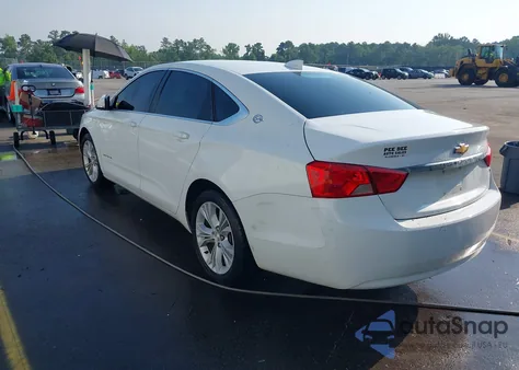 2015 Chevrolet Impala 1Lt из США, поврежденный, VIN 2G1115SL7F9128703